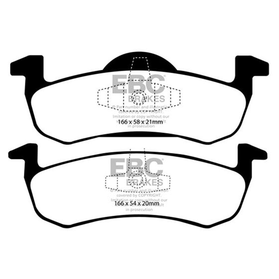 EBC 6000 Series Greenstuff Truck/SUV Brakes Dis-4