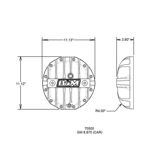 BM Racing Differential Cover (70500)-4