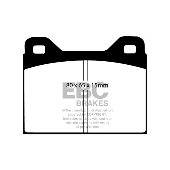 EBC Ultimax OEM Replacement Brake Pads (UD2135)-4