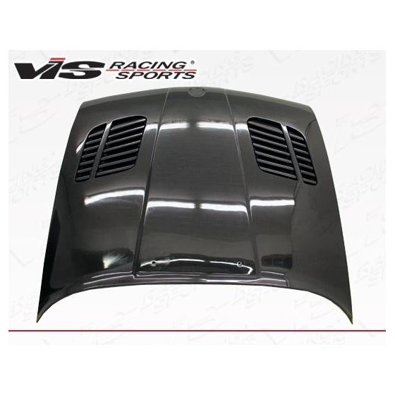 VIS Racing GTR Style Black Carbon Fiber Hood-2