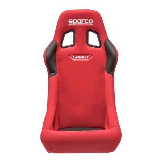 Sparco Sprint Racing Seats, Red/Red Cloth with R-2