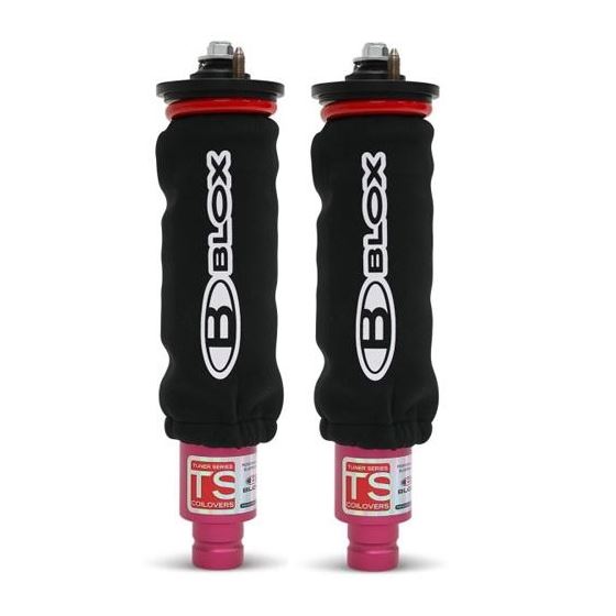 Blox Racing Neoprene Coilover Covers - Red(Pair)-2