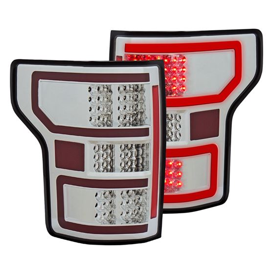 ANZO 18-19 Ford F-150 LED Taillights Chrome (321-4