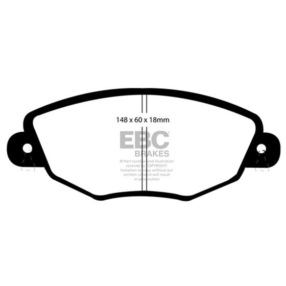 EBC Ultimax OEM Replacement Brake Pads (UD910)-4