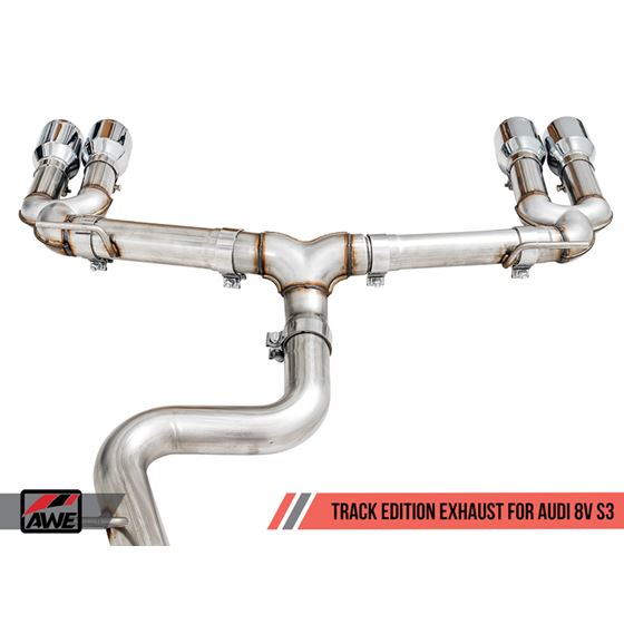 AWE Track Edition Exhaust for Audi 8V S3 - Diam-4