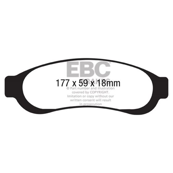 EBC Truck/SUV Extra Duty Brake Pads (ED91779)-4