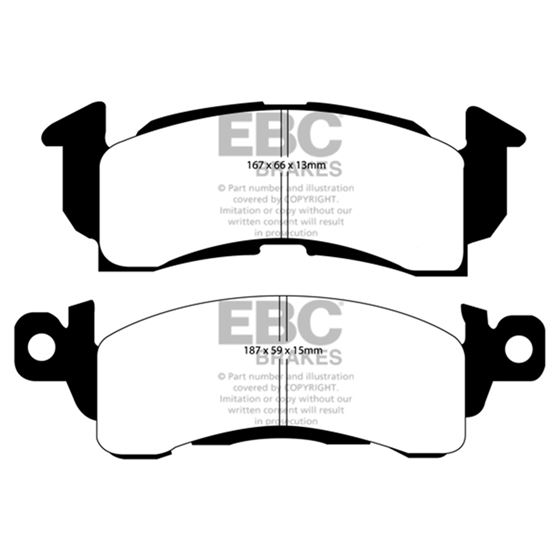 EBC Ultimax OEM Replacement Brake Pads (UD052)-4