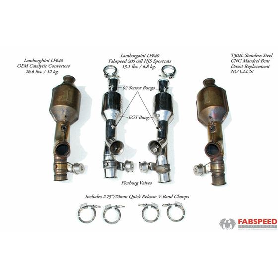 Fabspeed Murcielago Primary Sport Catalytic Con-2