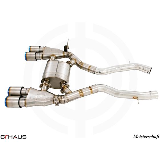 GTHAUS GT Racing Exhaust- Titanium- BM3212206-4