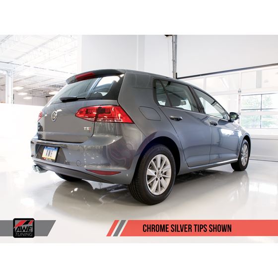 AWE Touring Edition Exhaust for VW MK7 Golf 1.8-2