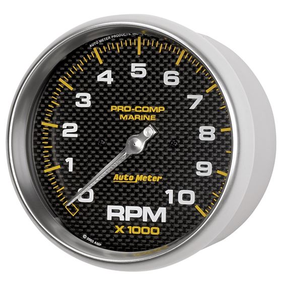 AutoMeter Marine Carbon Fiber 5in 10K RPM In-Das-2