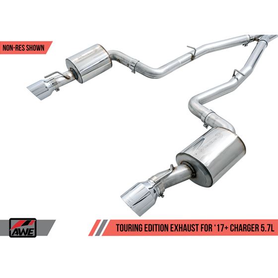 AWE Touring Edition Exhaust for 17+ Charger 5.7-4