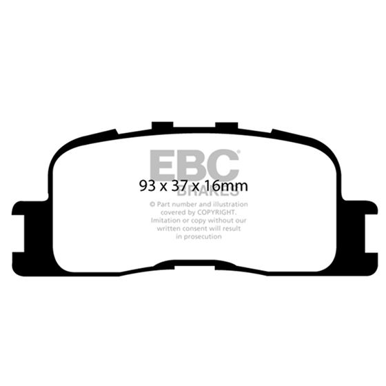 EBC Ultimax OEM Replacement Brake Pads (UD885)-4