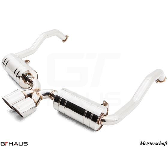 GTHAUS GT Racing Exhaust- Stainless- PO0211203-4