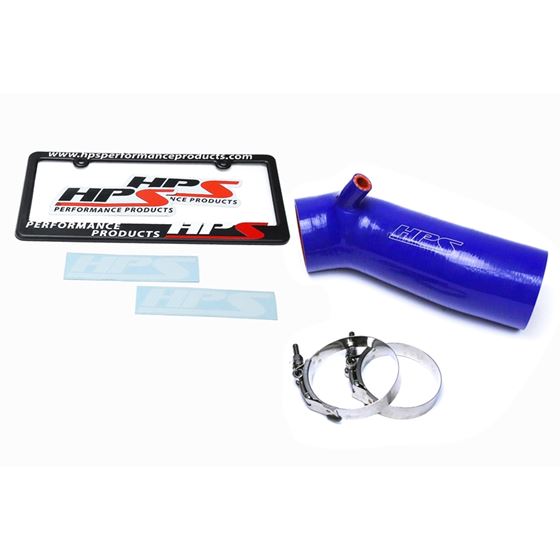 HPS Blue Reinforced Silicone Post MAF Air Intake-4