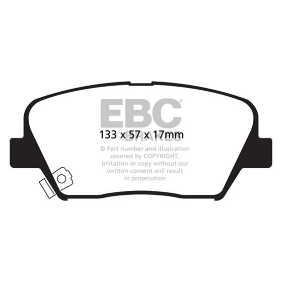 EBC Ultimax OEM Replacement Brake Pads (UD1432)-4