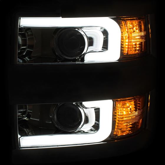 ANZO Projector Headlights 15-17 Chevrolet Silver-2