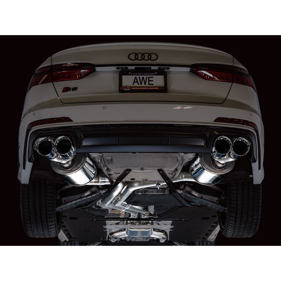 AWE Tuning Touring Edition Exhaust - Chrome Sil-2