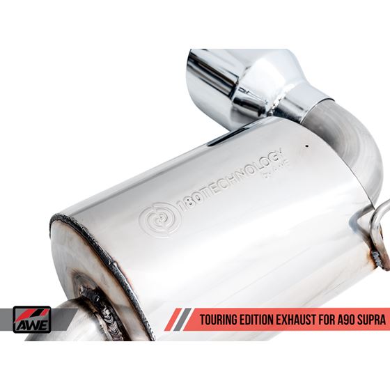 AWE Resonated Touring Edition Exhaust for A90 S-2