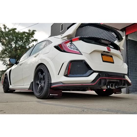 Rally Armor Red Mud Flap/White Logo for 2017-202-2