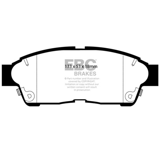 EBC Ultimax OEM Replacement Brake Pads (UD695)-4