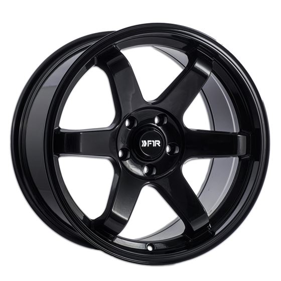 F1R F106 18x8.5 - Gloss Black Wheel-2