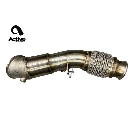 Active Autowerke B46 A90/A91 Downpipe w GESI G-2