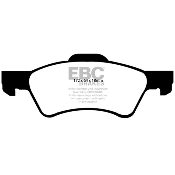 EBC Ultimax OEM Replacement Brake Pads (UD857)-4