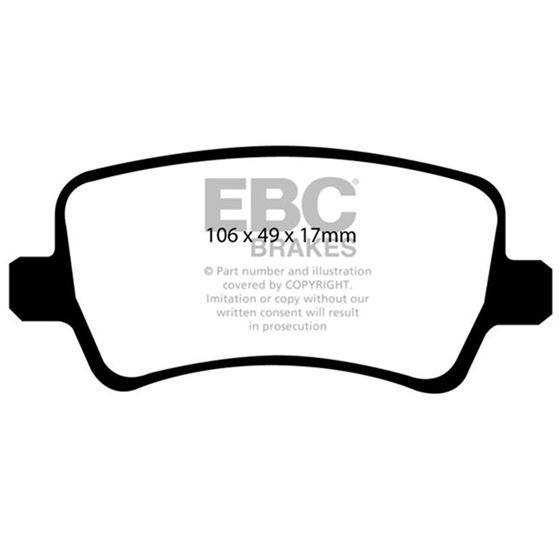 EBC Ultimax OEM Replacement Brake Pads (UD1307)-4