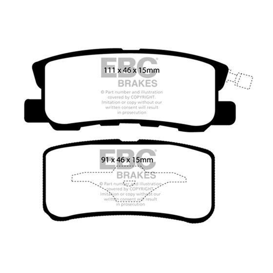 EBC Ultimax OEM Replacement Brake Pads (UD868)-4