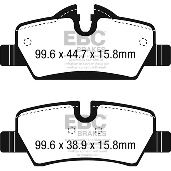 EBC Ultimax OEM Replacement Brake Pads (UD1800)-4