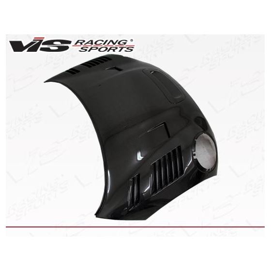 VIS Racing DTM Style Black Carbon Fiber Hood-2