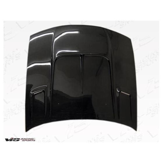 VIS Racing Drift 2 Style Black Carbon Fiber Hood-2