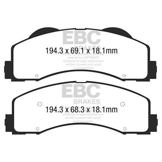 EBC Ultimax OEM Replacement Brake Pads (UD1770)-4