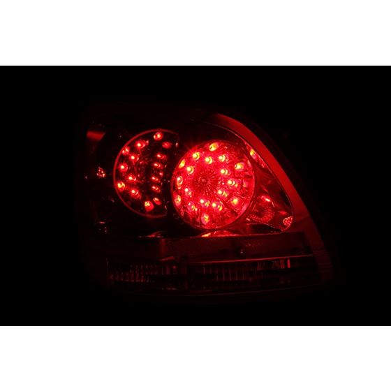 ANZO 1998-2005 Lexus Gs300 LED Taillights Red/Cl-2