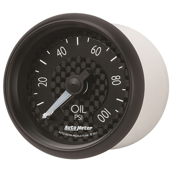 AutoMeter GT Series 52mm Mechanical 0-100 psi Oi-2