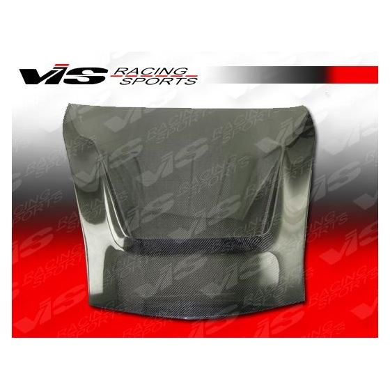 VIS Racing G Tech Style Black Carbon Fiber Hood-2