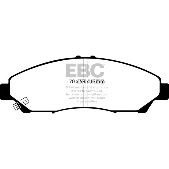 EBC Ultimax OEM Replacement Brake Pads (UD1378)-4