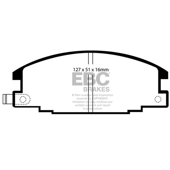 EBC 6000 Series Greenstuff Truck/SUV Brakes Dis-4