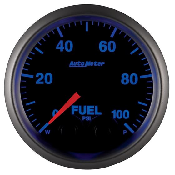 AutoMeter Elite 52mm 0-100 PSI Fuel Pressure Pea-2