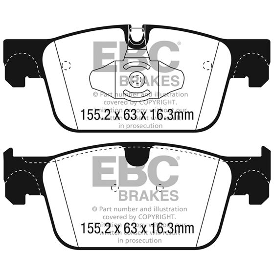 EBC Ultimax OEM Replacement Brake Pads (UD1924)-4