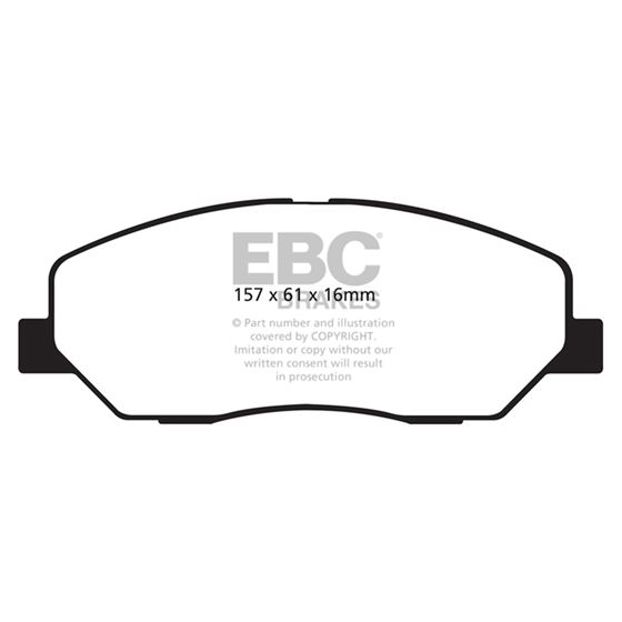 EBC Ultimax OEM Replacement Brake Pads (UD1384)-4