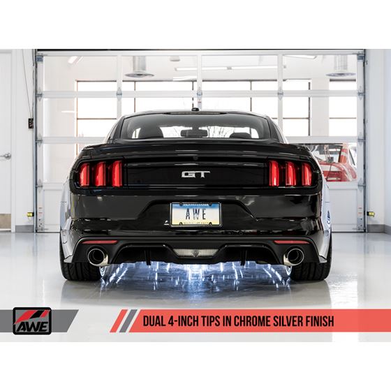 AWE Track Edition Cat-back Exhaust for S550 Mus-2