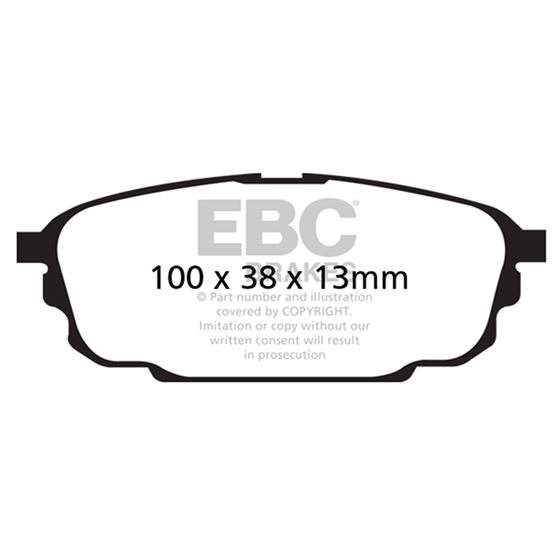 EBC Ultimax OEM Replacement Brake Pads (UD892)-4