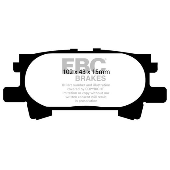 EBC Ultimax OEM Replacement Brake Pads (UD996)-4
