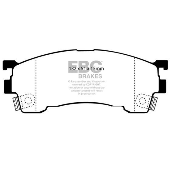 EBC Ultimax OEM Replacement Brake Pads (UD637)-4