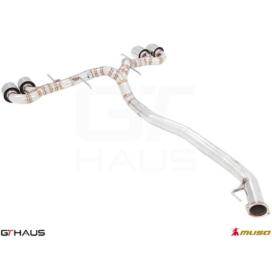 GTHAUS GT2 Racing Exhaust (Dual Side)- Stainless-4