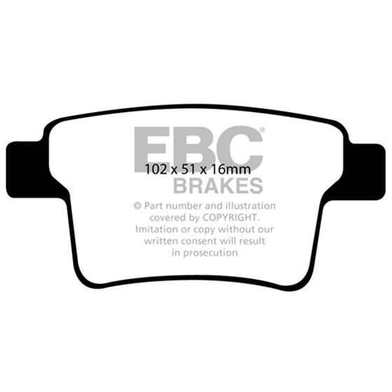 EBC Ultimax OEM Replacement Brake Pads (UD1071)-4