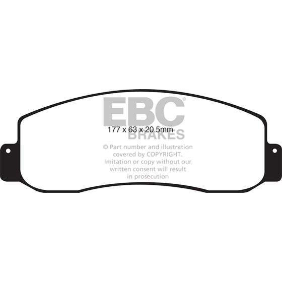 EBC Ultimax OEM Replacement Brake Pads (UD1069)-4