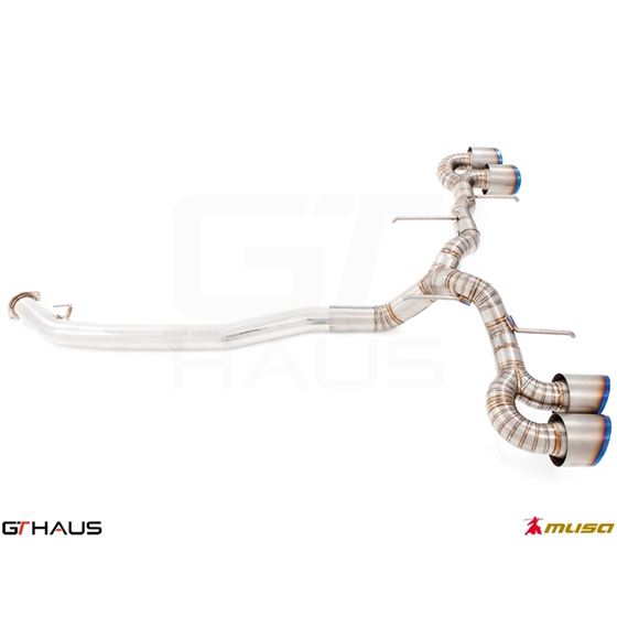 GTHAUS GT2 Racing Exhaust (Dual Side)- Titanium-4